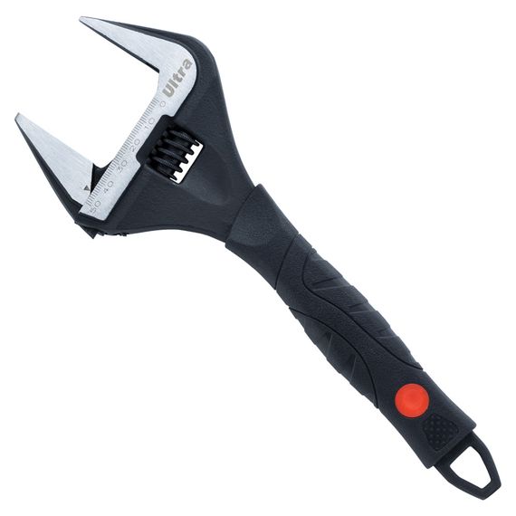 Ключ розвідний Ultra з тонкими губками 255 мм 0-50 мм CrV (4100132) | Зображення 3