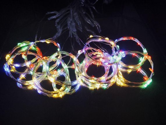 Гирлянда штора 2x1.5 метра, 150LED, "светодиодные капли" от USB, мульти цвет, 8 режимов + пульт | Зображення 4