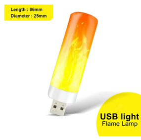 Мини светодиодный usb светильник Оранжевый (sv1672)