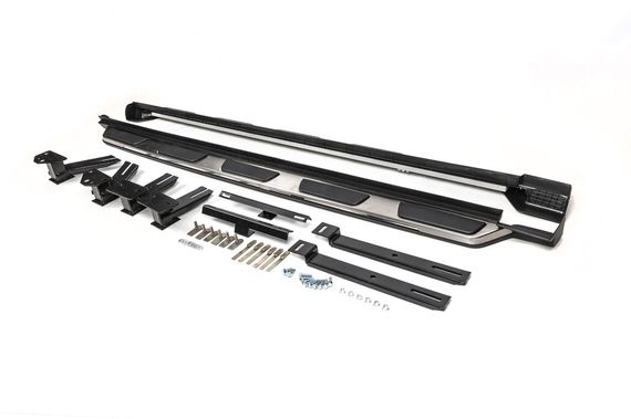 Боковые пороги OEM V1 (2 шт., алюминий) для Ауди Q7 2015-2024 гг