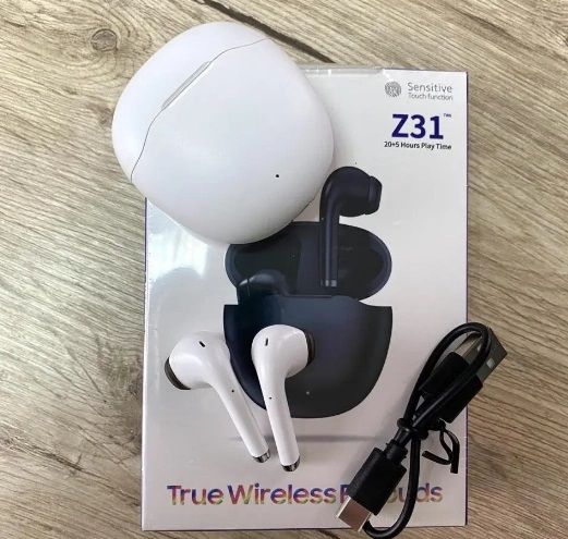 Бездротові Вакуумні Bluetooth навушники в кейсі UKC True Wireless Earbuds Z31 | Зображення 1