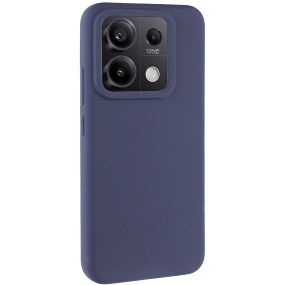 Чехол Silicone Cover Lakshmi (AAA) для Xiaomi Redmi Note 13 5G Темно-синий / Midnight blue