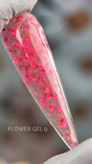 Гель з сухоцвітами SAGA Flower Gel №09 5мл | Зображення 1
