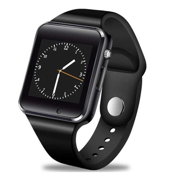 Смарт-годинник Smart Watch A1 розумний електронний зі слотом під sim-карту + карту пам'яті micro-sd. AX-382 Колір: чорний