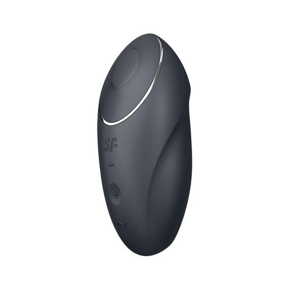 Кліторальний стимулятор - Satisfyer Tap & Climax 1 Grey Sex Aura | Зображення 1