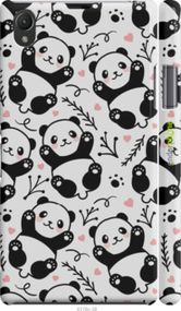 Чохол на Sony Xperia Z1 C6902 Панди "4318c-38-2448"