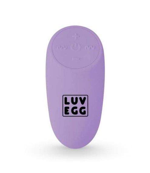 Вагінальне яйце, вібратор з пультом EasyToys Luv Egg XL — лілове, силіконове, 10 режимів, USB, водостійке | Зображення 4