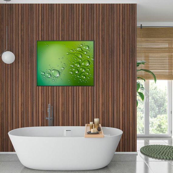 Декоративна стінова рейка каштан 3000*160*23мм (D) SW-00001536 | Зображення 6