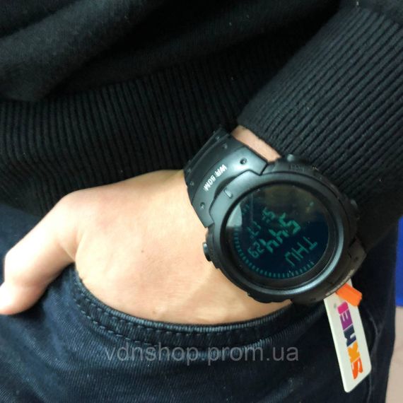 Годинники для військових і відпочинку SKMEI 1231BK, Модні наручні електронні годинники CD-60 | Зображення 9