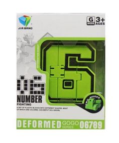 Трансформер-цифра 788-72 Y "Deformed Gogo Series", цена за 1 штуку, в коробке (6976442211196) Вид 6