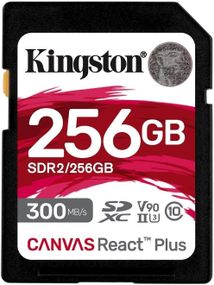 Карта пам'яті Kingston 256GB SDXC C10 UHS-II U3 R300/W260MB/s (SDR2/256GB)