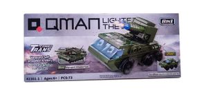 Конструктор 42301 Qman "Военный транспорт", от 73дет до 90дет., Цена за 1 конструктор, в коробке (6903317464586) Артиллерия, БТР 2в1 Вид 1
