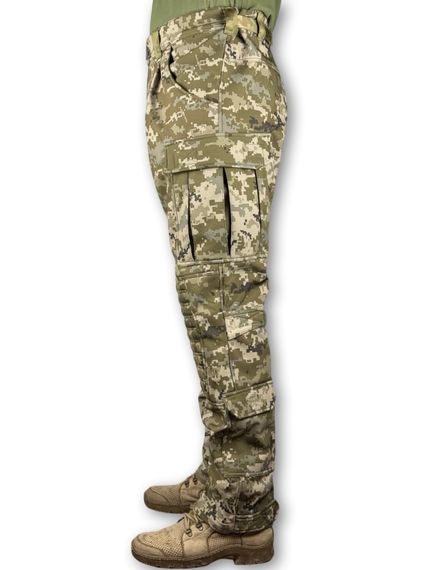 Тактичні штани Soft Shell з наколінниками "Піхота", Піксель |Розмір: 58/4 | Зображення 3