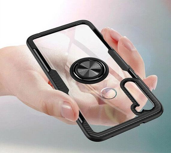 Чохол Primolux Ring Magnetic Stand для Xiaomi Redmi Note 8 - Black | Зображення 3
