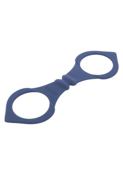 Силіконові наручники на зап'ястя Taboom Silicone Supreme, синій Sex Aura | Зображення 5