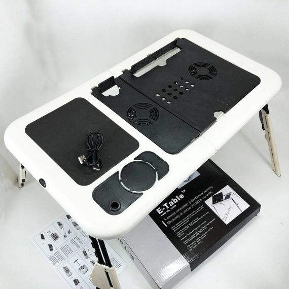 Выдвижная подставка под ноутбук LD-09 E-Table, Наклонная подставка ноутбука на стол WX-29 | Зображення 3