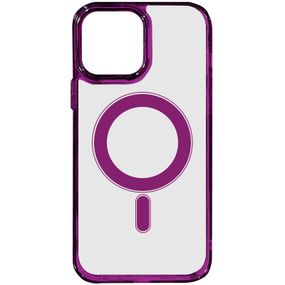 Чохол TPU Iris with MagSafe для Apple iPhone 11 (6.1") Бордовий