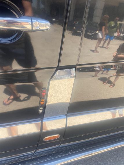 Накладка на бак (нерж.) Carmos - Турецкая сталь для Volkswagen Crafter 2006-2017 гг | Зображення 5