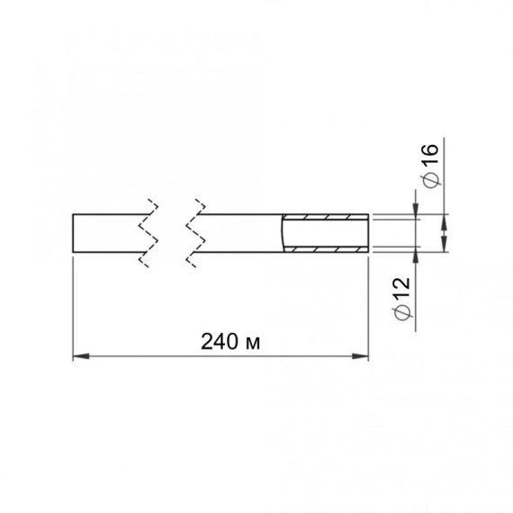 Труба для теплої підлоги Thermo Alliance зі зшитого поліетилену PEX-a EVOH 16x2.0 мм (240 м) TAS00316240 | Зображення 1