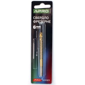 Свердло фрезерне Ø6мм APRO 8306481