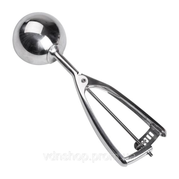 Кругла ложка для морозива 22×6,5 см з нержавіючої сталі HP-19-20-6,5x22,8CM | Зображення 2