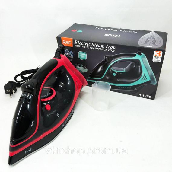Праска для різного одягу RAF R.1250 2200 Вт, Парова праска для свіжості одягу керамічна парова PZ-91 | Зображення 2