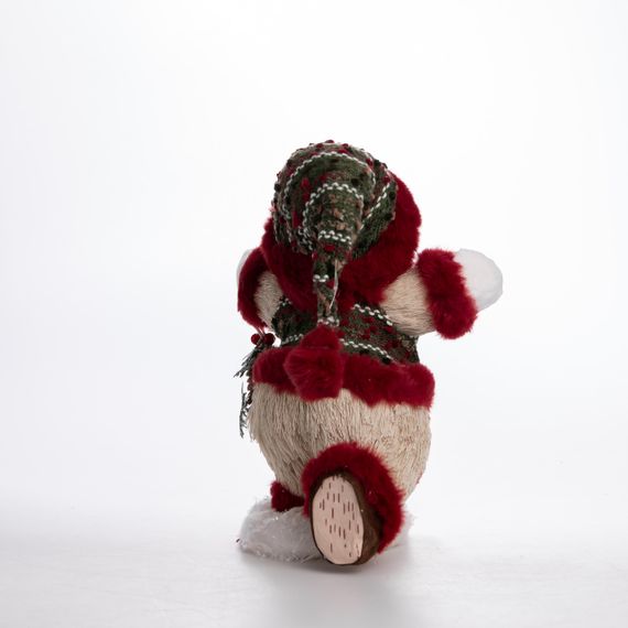 Новорічна фігурка Сніговик з шишкою 19×17×40 (см) CR-4-16 | Зображення 2