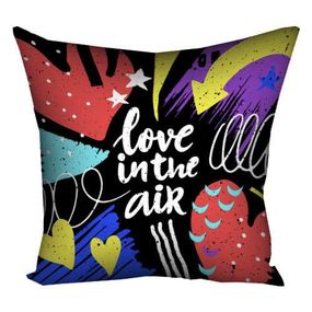 Подушка габардинова з принтом Love in the air 50x50 см (5P_18L071)