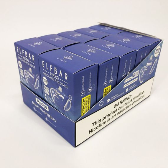 Elf Bar Pi9000 смак Ягоди Малина (Berry Raspberry) (ws51411-1) | Зображення 3