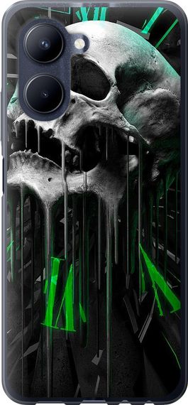 Чехол на Realme C33 Череп-часы "4100u-2870-17620"