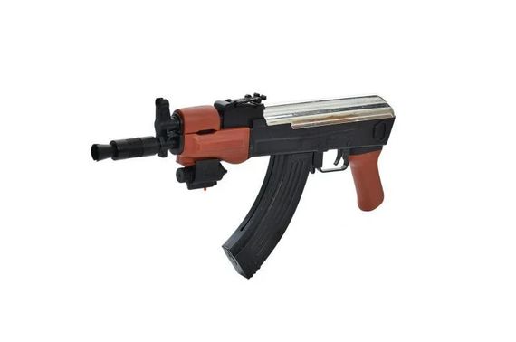 Автомат 998A батарейка, лазер, кульки у коробці 44.6x6.6 см | Зображення 2