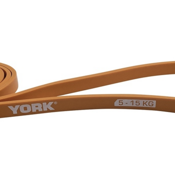 Резинка для фитнеса York 5-15кг - 2080x13x4,5 мм, оранжевый | Зображення 2