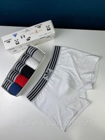 Чоловічий комплект трусів Adidas, подарунковий набір чоловічих трусів Адідас у коробці на 5 штук, набір трусів Адідас