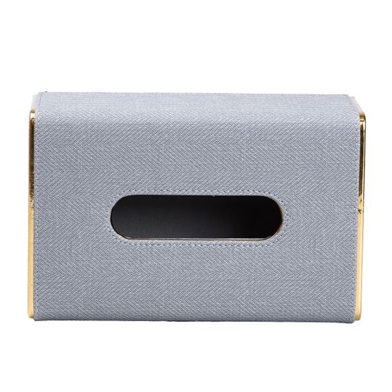 Серветниця горизонтальна 21х13х9 см для серветок на стіл Сірий HP-3-118G | Зображення 1