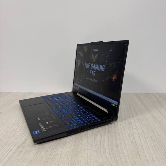 Ігровий ноутбук Б-клас Asus TUF Gaming F15 FX507ZI / 15.6" (1920x1080) IPS / Intel Core i7-12700H (14 (20) ядер по 3.5 - 4.7 GHz) / 16 GB DDR4 / 512 GB SSD NVMe / nVidia GeForce RTX 4070, 8 GB GDDR6, 128-bit / WebCam б/в | Зображення 3