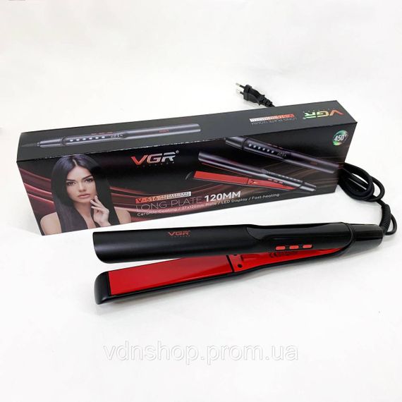 Плойка праска гофре випрямляч VGR, Електричний випрямляч для гладкого волосся, Плойка-випрямляч BM-10 | Зображення 8