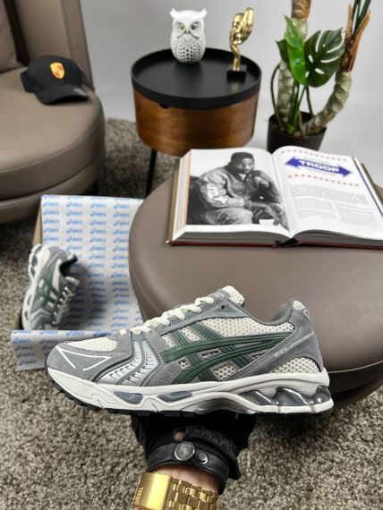 Чоловічі кросівки ASICS Gel-Kahana 14 Grey Silver Green весна / літо / осінь A3806 45 28,5 | Зображення 5