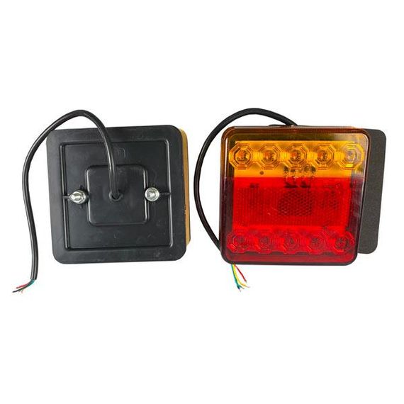 Ліхтар LED задній 12В-24В-30В 100х100х20 мм | Зображення 2