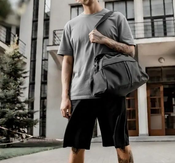 Шкіряна сумка для спорта,для подорожей,дорожна, зручна та вмістка