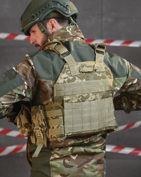 Плитоноска 4 швидких скидання Cordura піксель НП5128 | Зображення 2