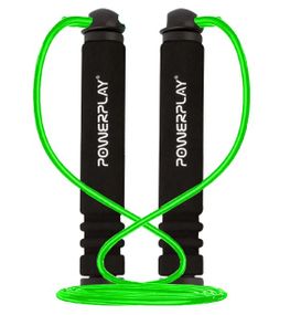 Скакалка PowerPlay 4205 Classic Plus Jump Rope Зелена 2,7 м (PP_4205_Green)