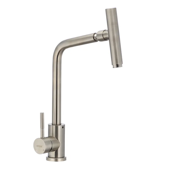 Смеситель кухонный с поворотным аэратором MIXXUS SUS 017 (SS0009)