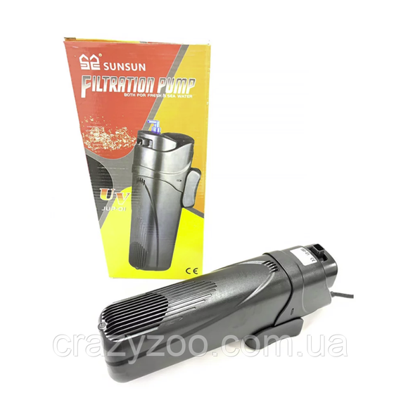 Внутрішній фільтр для акваріума SunSun JUP-01 UV 9 Вт 800 л/год до 450 л | Зображення 1