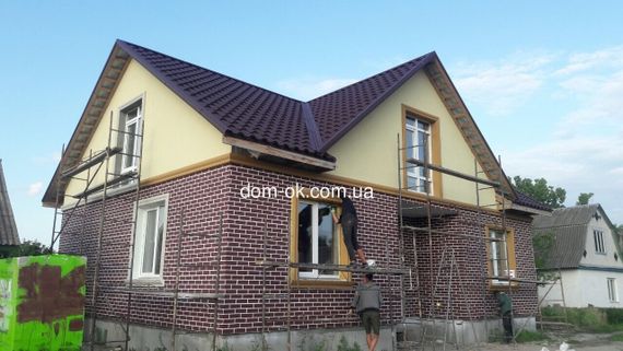 Термопанелі фасадні на пінополістиролі Травертин 500х500 | Зображення 1