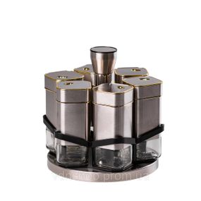 Набір для спецій на підставці 6 предмети по 120 мл HP531T1025J