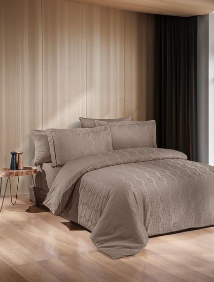 Постільна білизна First Choice Jacquard Satin 200 х 220 см Norel Wicker