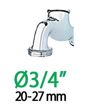 Адаптер для конектора для поливального шлангу Claber Ergogrip 8559 (3/4"-1"B) | Зображення 5