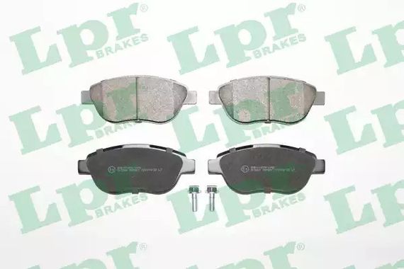 Колодки гальмівні дискові CITROEN C3, C4, PEUGEOT 207, 307 передн. (LPR), LPR (05P807)