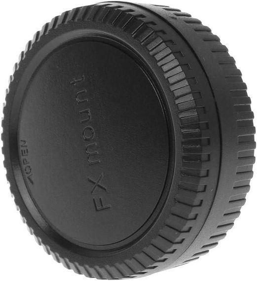 Комплект задней крышки камеры и крышки объектива Micro 4/3, защита от пыли и царапин черная, заглушка байонета | Зображення 4