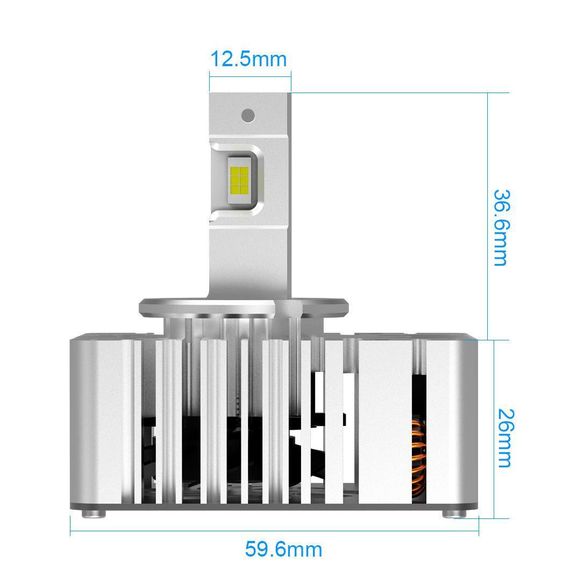 LED автолампа D5S STELLAR D серії 70W 4400Lm 6000K CANBUS гарантія 24 міс | Зображення 2